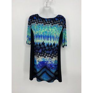 Style & Co Petite color-block shift mini dress tunic